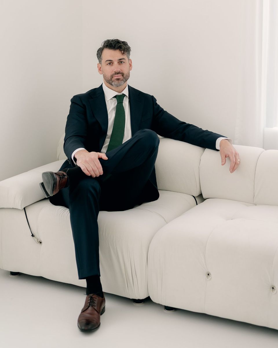 Dr. Benjamin Subtelny seated in a consultation room
